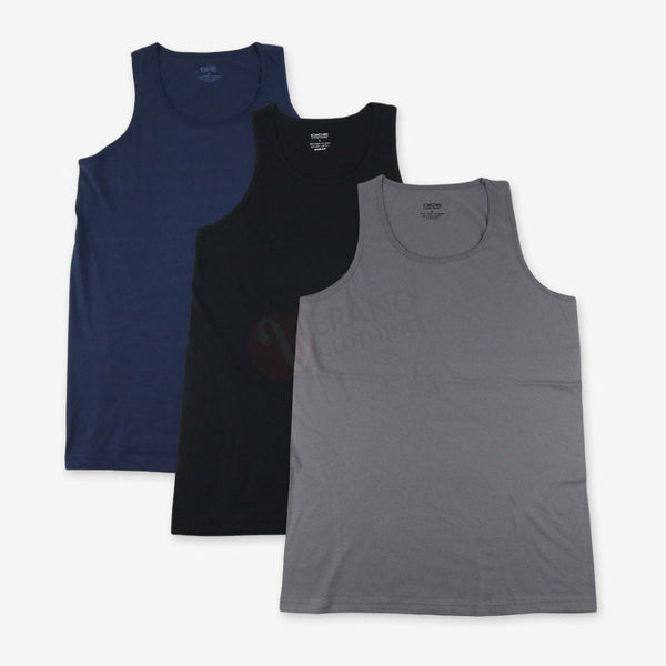 DICE Lot 3 Débardeurs 100% Coton