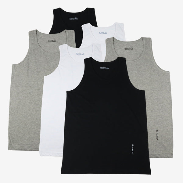 NAÏCO Lot 6 Débardeurs 100% Coton