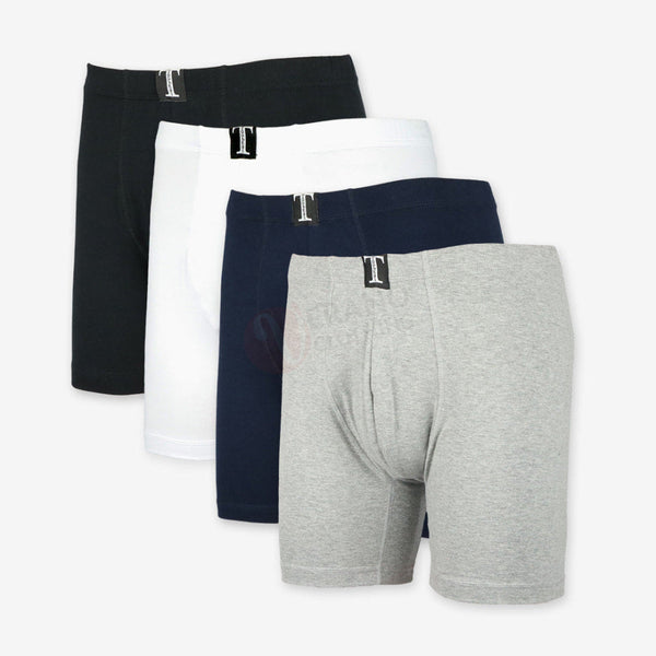 TOUBKAL Lot 4 Boxers Simple Coton